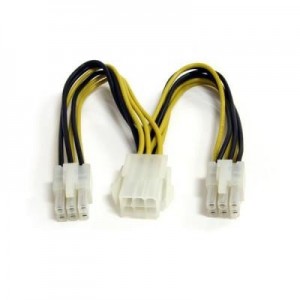 StarTech.com : 15cm PCI Express Splitterkabel Voeding