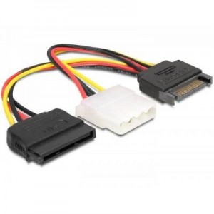 DeLOCK : SATA/Molex + SATA - Multi kleuren