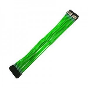Nanoxia : 24Pin ATX Extension, 0.3m - Groen