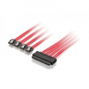 Equip : SATA power supply cable, 1.0m - Rood
