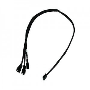 Phobya : Y-Cable, 3-pin Molex to 3x 3-pin Molex, 60cm, black - Zwart