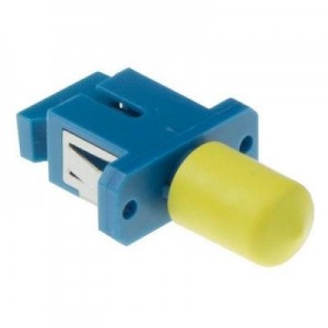 Advanced Cable Technology fiber optic adapter: Fiber optic SC-ST simplex adapter - Blauw, Geel