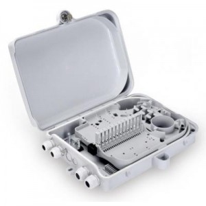 ASSMANN Electronic fiber optic adapter: Professional Outdoor FTTH Box for 16 cores - Grijs