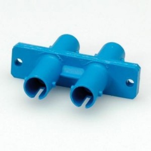 ROLINE fiber optic adapter: Fibre-Adapter ST Duplex Z - Blauw