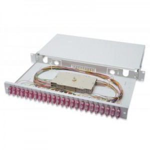 ASSMANN Electronic fiber optic adapter: Professional Fiber Optic Splice Box, Equipped, 24x SC, OM4