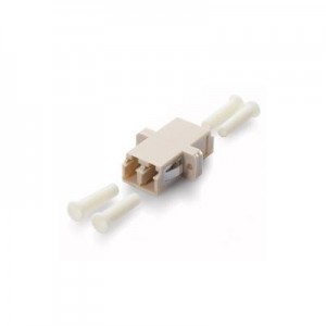 Equip fiber optic adapter: LC Fiber Optic Adapter OM3 - Beige