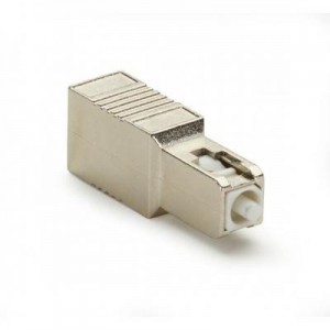 Black Box fiber optic adapter: M/F SC, UPC, 5dB - Goud