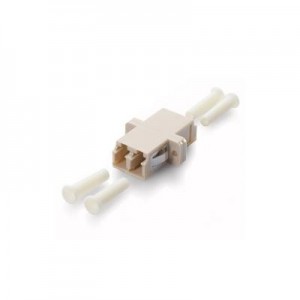 Equip fiber optic adapter: LC Fiber Optic Adapter OM4 - Beige