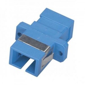 Black Box fiber optic adapter: Fiber Optic Coupling, SC–SC, Rectangular Mounting, Multimode, Simplex, Bronze Sleeve, .....