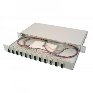 ASSMANN Electronic fiber optic adapter: DN-96321/9 - Grijs