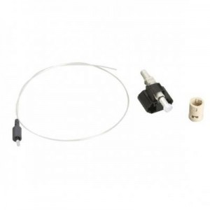 Black Box fiber optic adapter: Pre-Polished Fiber Optic Connector, 62.5-Micron Multimode, ST, Beige, 6-Pack