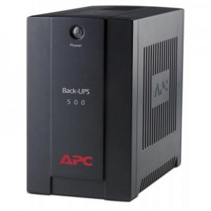 APC UPS: Back-UPS 500VA noodstroomvoeding 3x C13 - Zwart