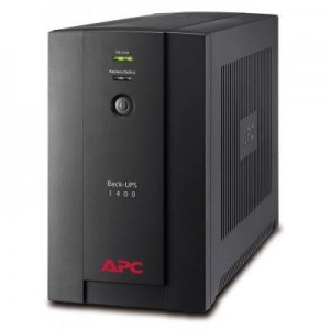 APC UPS: Back-UPS 1400VA noodstroomvoeding 6x C13, USB - Zwart