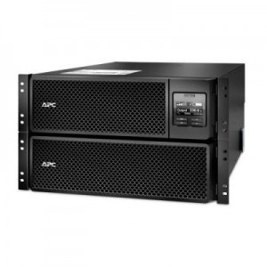 APC UPS: Smart-UPS On-Line 8000VA noodstroomvoeding 6x C13, 4x C19, hardwire 1 fase uitgang, rackmountable - Zwart