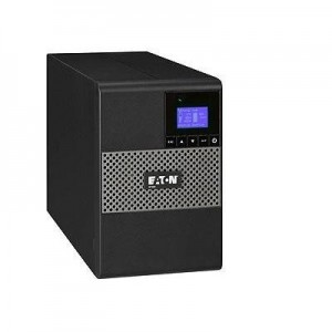 Eaton UPS: 850VA, 600W, 1 x C14, 6 x C13, 1 x USB, 1 x RS232, 1 x 1 mini-Terminal Block, LCD, Tower - Zwart