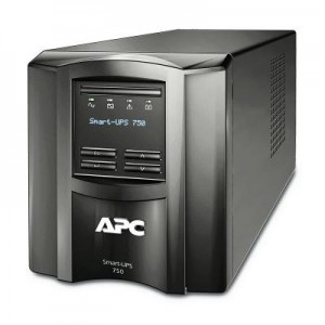 APC UPS: Smart-UPS SMT750IC - Noodstroomvoeding 6x C13, USB, SmartConnect, 750VA - Zwart