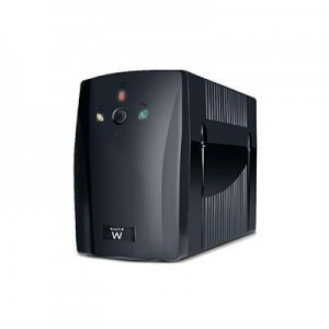 Ewent UPS: Line Interactive UPS 720VA met AVR, 360W, 230V, 2 x IEC C13 Out, 4.6Kg - Zwart