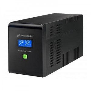PowerWalker UPS: VI 1500 PSW - Zwart