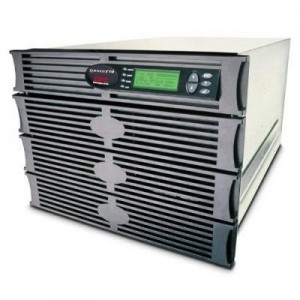 APC UPS: Symmetra, 4000VA/2800W, 230V/ 230V, DB-9 RS-232, RJ-45 10 Base-T ethernet, Extended runtime model - Zwart