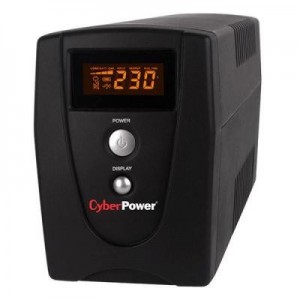 CyberPower UPS: 600VA, 360W, 1 x C14 In, 3 IEC Outlets, RJ11/RJ45, USB, Serial, Tower - Zwart