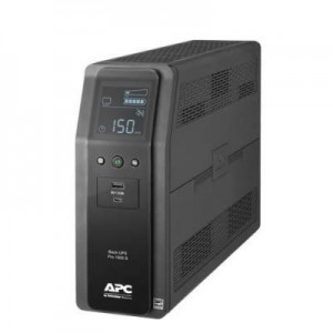 APC UPS: 900 W, 120V, 60Hz, 10x NEMA 5-15R, USB, LCD, 260x100x368 mm - Zwart