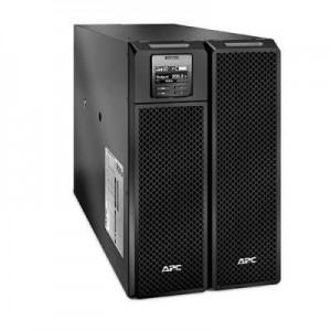 APC UPS: 10kW/10kVA, 208/240V, 50/60Hz, 40-70Hz, RJ-45, Smart-Slot, USB, 111kg, Black - Zwart