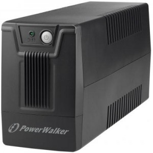 PowerWalker UPS: Line-interactive, 800VA, 480W, 2 x Outlet, 1 x 12V/9Ah - Zwart