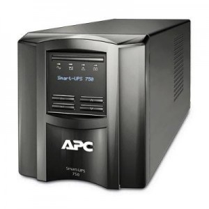 APC UPS: Smart-UPS, 500 Watts / 750 VA,Input 120V / Output 120V, Smart-Slot - Zwart