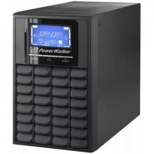 PowerWalker UPS: VFI 1000C LCD - Zwart