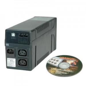 Value UPS: UPS, 800VA, USB Port - Zwart