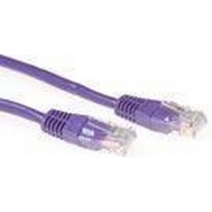 Advanced Cable Technology 208,212,225 CAT5E UTP patchcable purpleCAT5E UTP patchcable purple