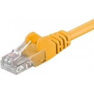 CAT5E Netwerkkabel - RJ45 - geel - 25 m