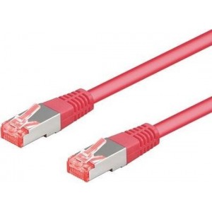 Goobay - S/FTP netwerkkabel CAT6a - Roze - 1 meter