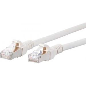 BTR NETCOM - Cat6A netwerkkabel - Wit - 1 meter