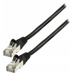 FTP CAT 5e netwerk kabel 0,50 m zwart