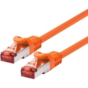 LOGON TCF66F250O netwerkkabel 25 m Cat6a F/UTP (FTP) Oranje