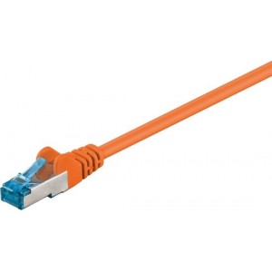 Goobay S/FTP netwerkkabel oranje - CAT6a - 1 meter