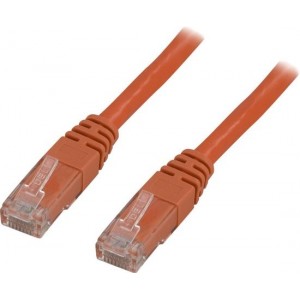 DELTACO TP-610OR Cat6 U/UTP Netwerkkabel LSZH - Oranje - 10 meter