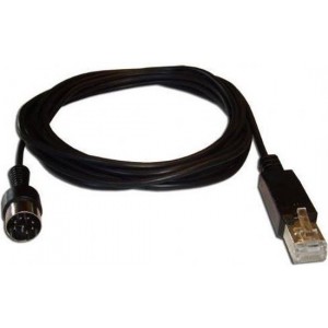 Cavus RJ45 naar 8-pins DIN Powerlink PL8 kabel voor B&O / zwart - 5 meter