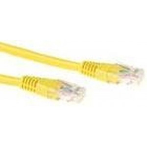 ACT Gele 1,5 meter LSZH UTP CAT6 patchkabel met RJ45 connectoren