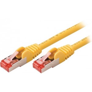 Valueline VLCP85221Y100 netwerkkabel 10 m Cat6 S/FTP (S-STP) Geel