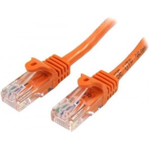 StarTech.com Cat5e Ethernet netwerkkabel met snagless RJ45 connectors UTP kabel 5m oranje