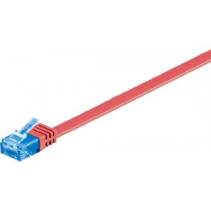 Wentronic CAT6A Netwerkkabel - RJ45 - Rood - 1 m