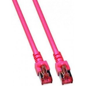 Techtube Pro - Internetkabel S/FTP CAT6 - roze - 3 meter