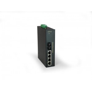 LevelOne IFS-0502 netwerk-switch Unmanaged Fast Ethernet (10/100) Zwart