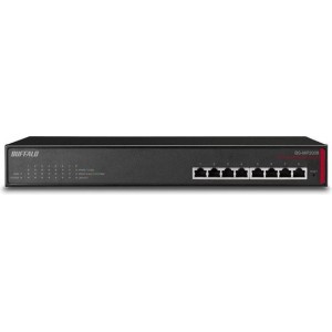 Buffalo BS-MP2008 Managed L2 10G Ethernet (100/1000/10000) Zwart 19U