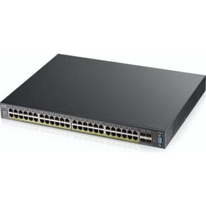 Zyxel XGS2210-52HP Managed L2 Gigabit Ethernet (10/100/1000) Zwart 1U Power over Ethernet (PoE)