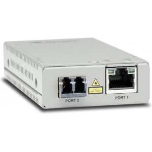 Allied Telesis AT-MMC2000/LC-60 netwerk media converter 1000 Mbit/s 850 nm Multimode Zilver