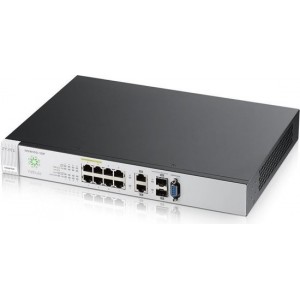 Zyxel Nebula NSW100 Managed L2 Gigabit Ethernet (10/100/1000) Zwart, Zilver Power over Ethernet (PoE)