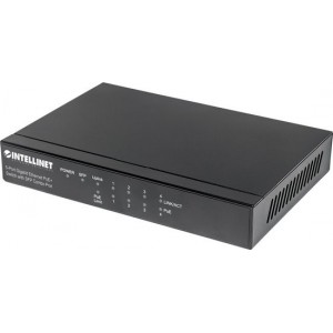 Intellinet 561411,416 netwerk-switch Gigabit Ethernet (10/100/1000) Zwart Power over Ethernet (PoE)